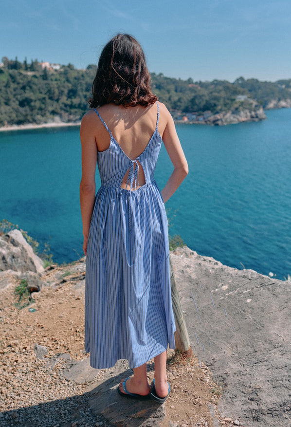 Neroni Stripe Shirting Dress