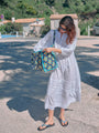 Ingrid White Cotton Voile Dress