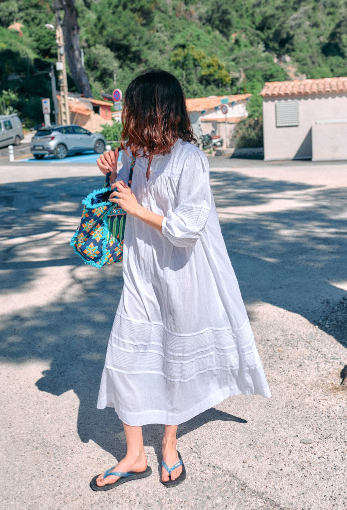 Ingrid White Cotton Voile Dress – Ciao Lucia