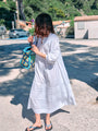 Ingrid White Cotton Voile Dress