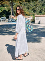 Ingrid White Cotton Voile Dress