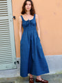 Iris Midnight Cotton Dress