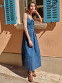 Iris Midnight Cotton Dress