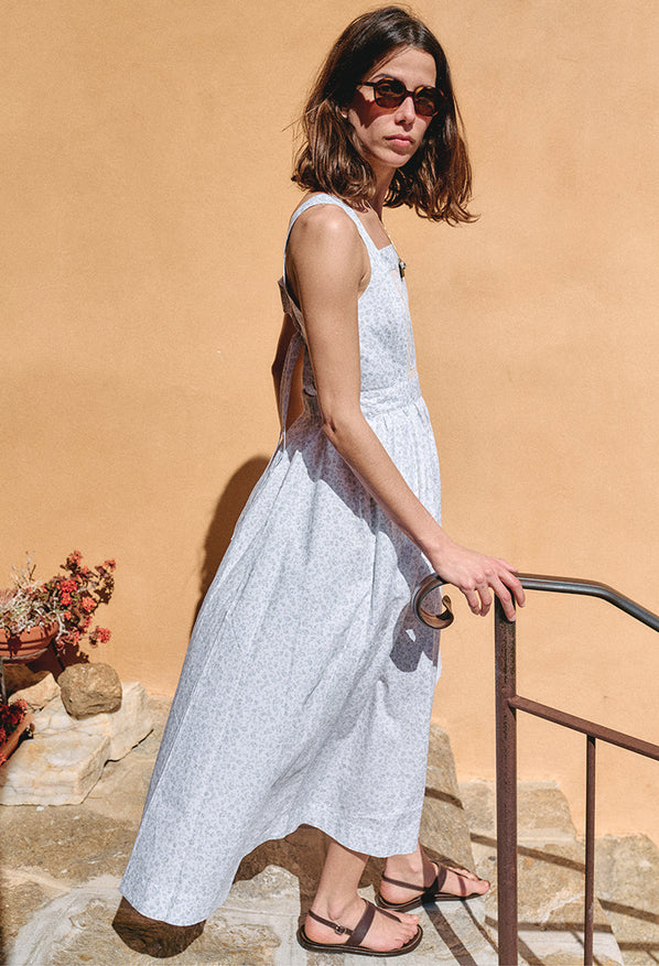 Freja English Garden Cotton Poplin Dress