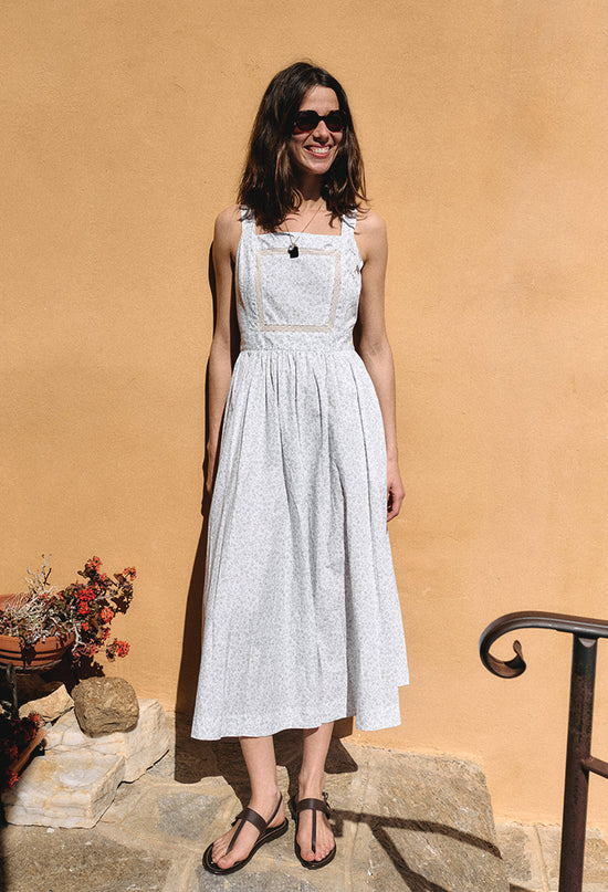Freja English Garden Cotton Poplin Dress