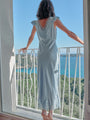 Isol Bleu Silk Dress