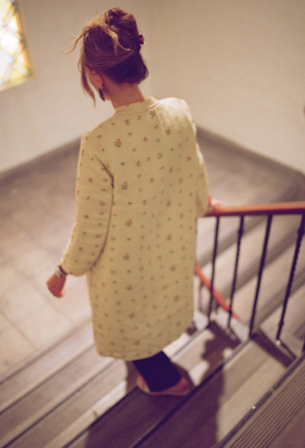 Lumi Satin Bouquet Coat