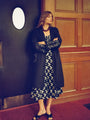 Olympe Embellished Cotton Coat Black