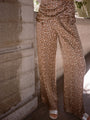 Saimi Floral Charmeuse Silk Pant