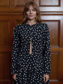 Enni Dupioni Dot Jacket