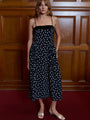 Anneli Dupioni Dot Dress