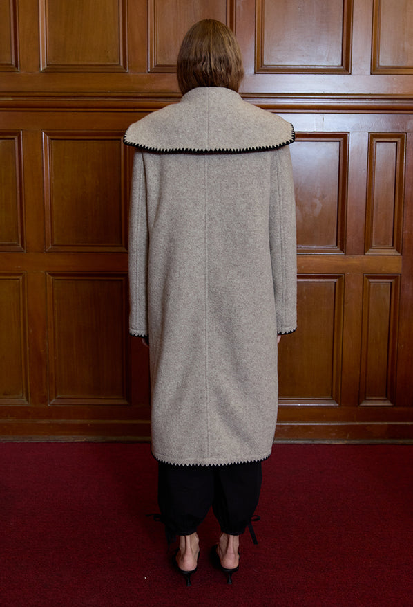 Malla Stone Wool Coat