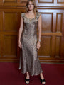 Regine Floral Charmeuse Silk Dress