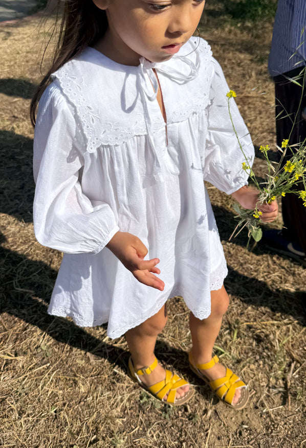 Ciao Bambini Jonita White Voile Dress
