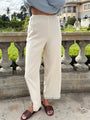 Dita Pant Ivory Silk