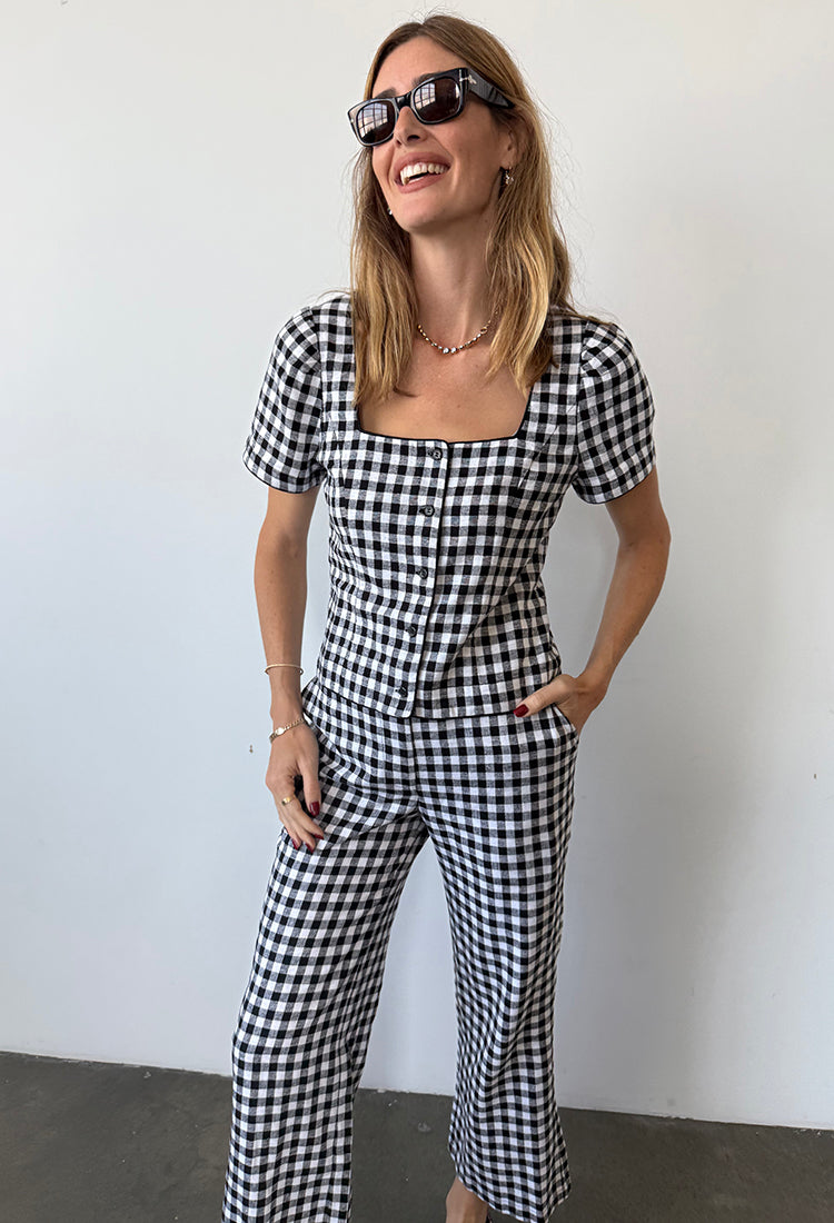 Orlando Gingham Pant – Ciao Lucia