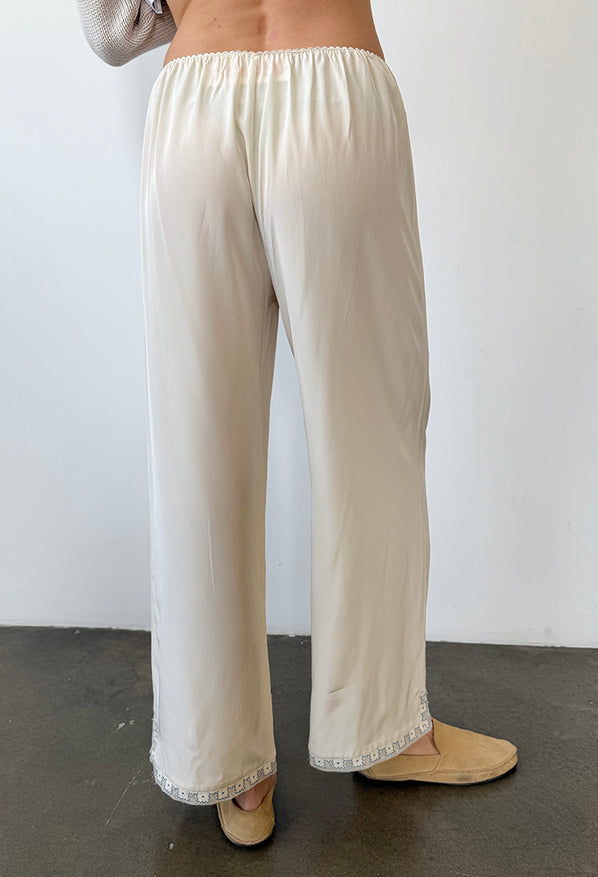 Dita Pant Ivory Silk