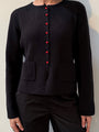 Silja Cotton Cardigan Black