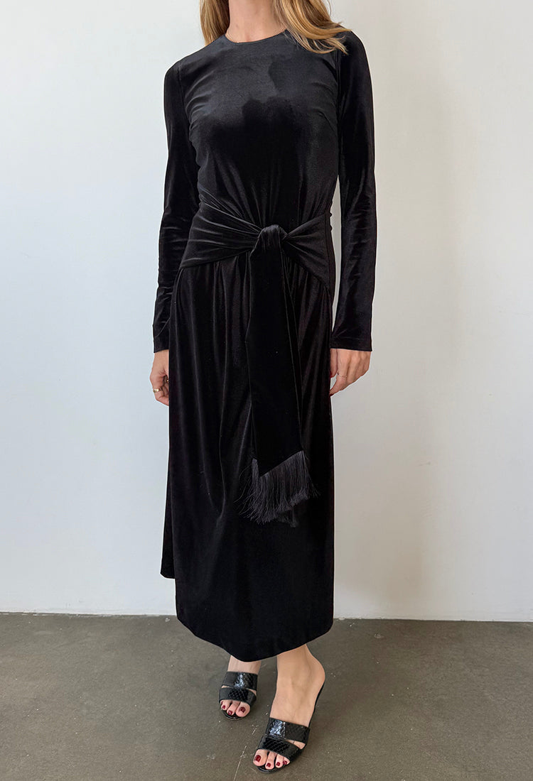 Leona Black Velvet Dress – Ciao Lucia