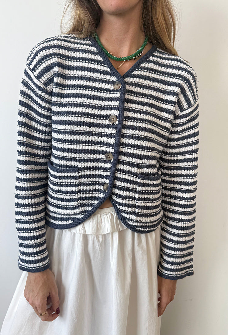 トップス Herlipto Muriel Stripe Knit Jacket Herta Stripe Knit Jacket – Ciao Lucia