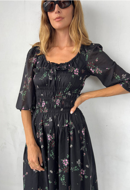 Andrine Dress Wildflower Print Cotton Voile