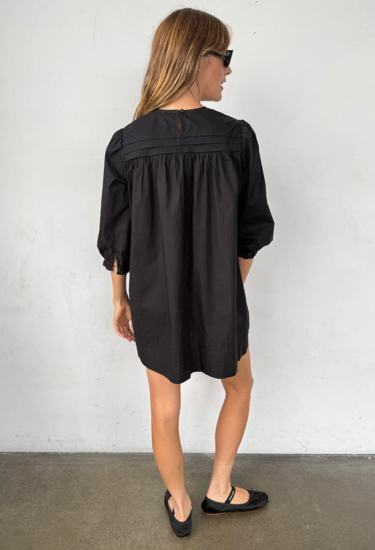 Jolin Black Cotton Dress – Ciao Lucia