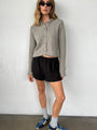Doris Mist Wool Cardigan