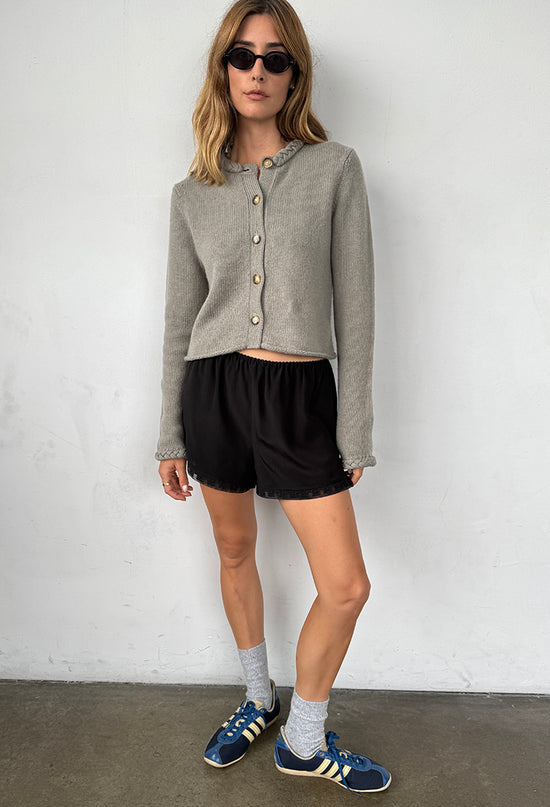Doris Mist Wool Cardigan