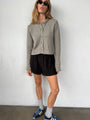 Doris Mist Wool Cardigan