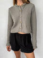 Doris Mist Wool Cardigan