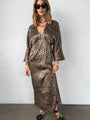 Asta Leopard Printed Silk Charmeuse Dress