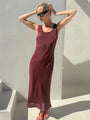 Leticia Silk Dress Anemone