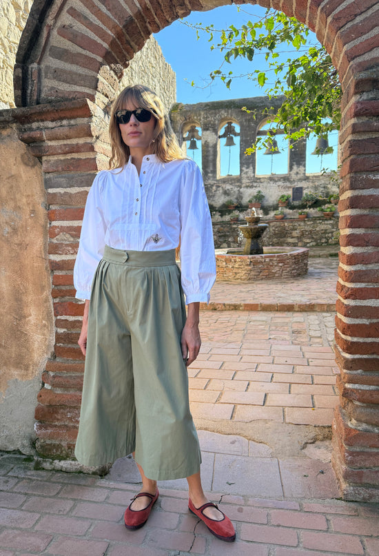 Paulie Khaki High Waisted Pant