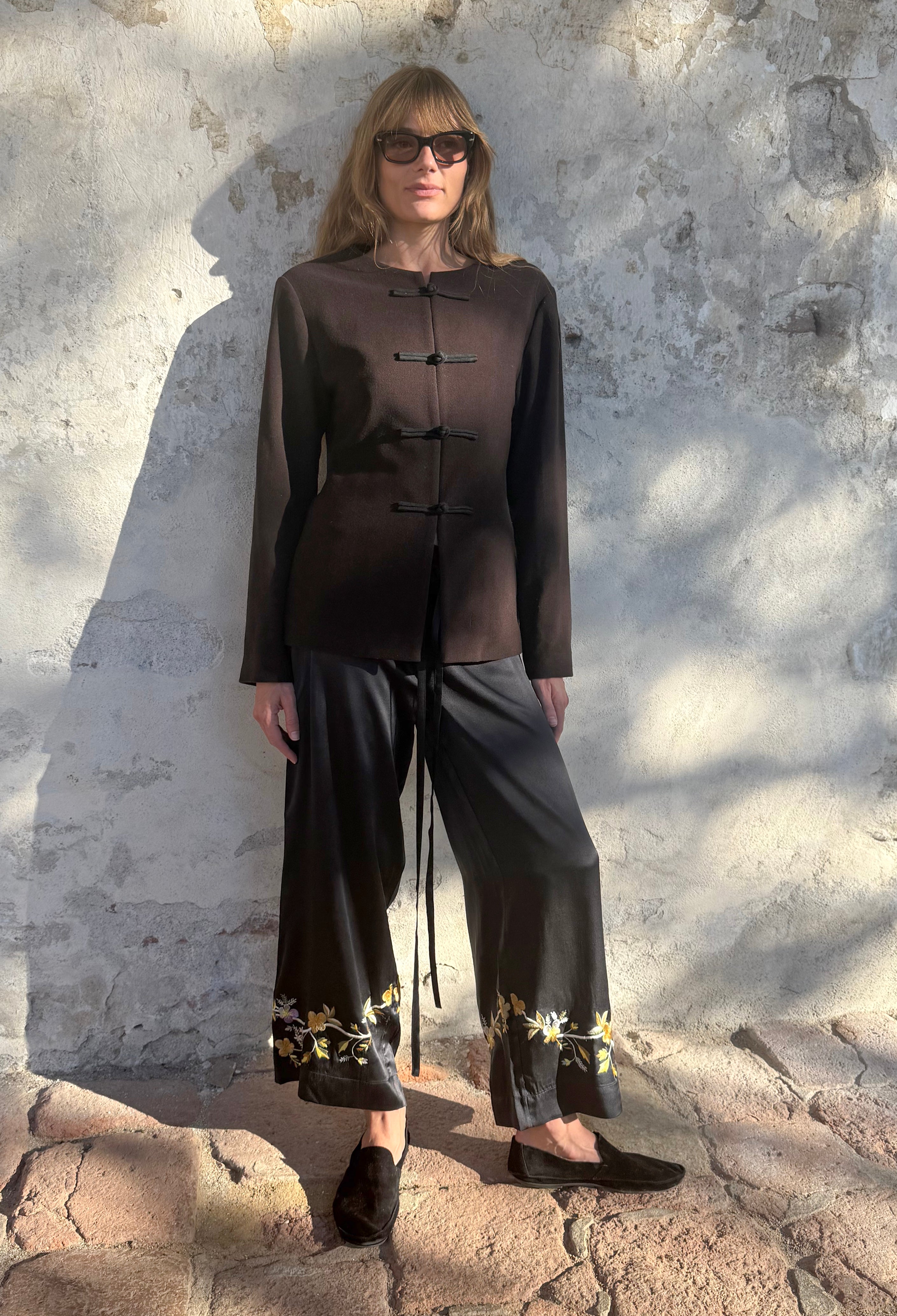 Danelle Brown Felt Coat