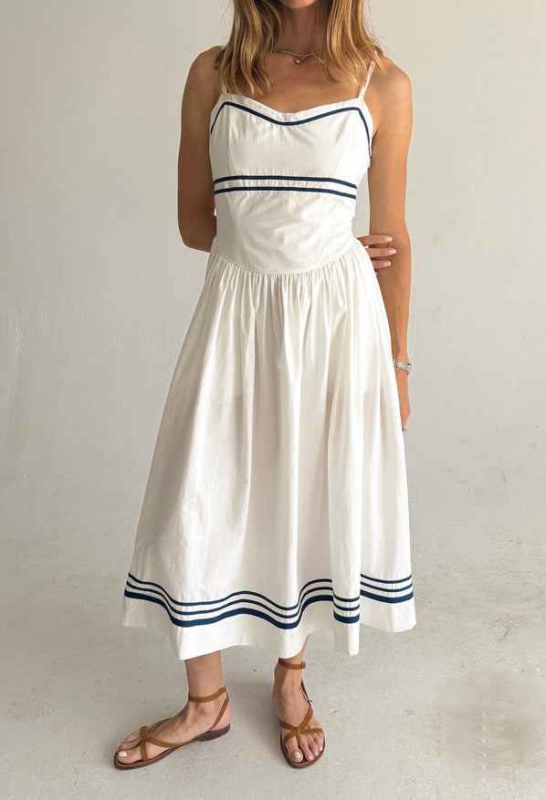 Florencia Dress White