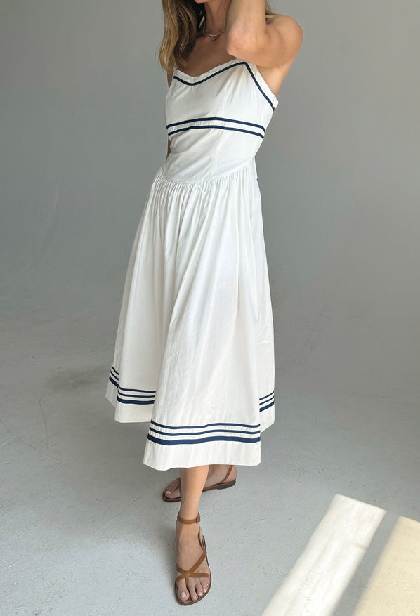 Florencia Dress White