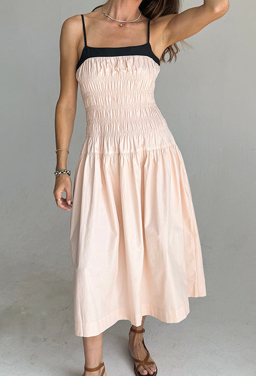 Rossella Powder Cotton Dress