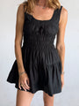 Kala Black Cotton Dress