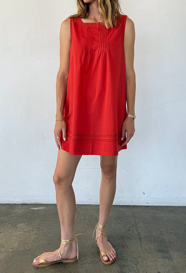 Pavo Clay Cotton Dress