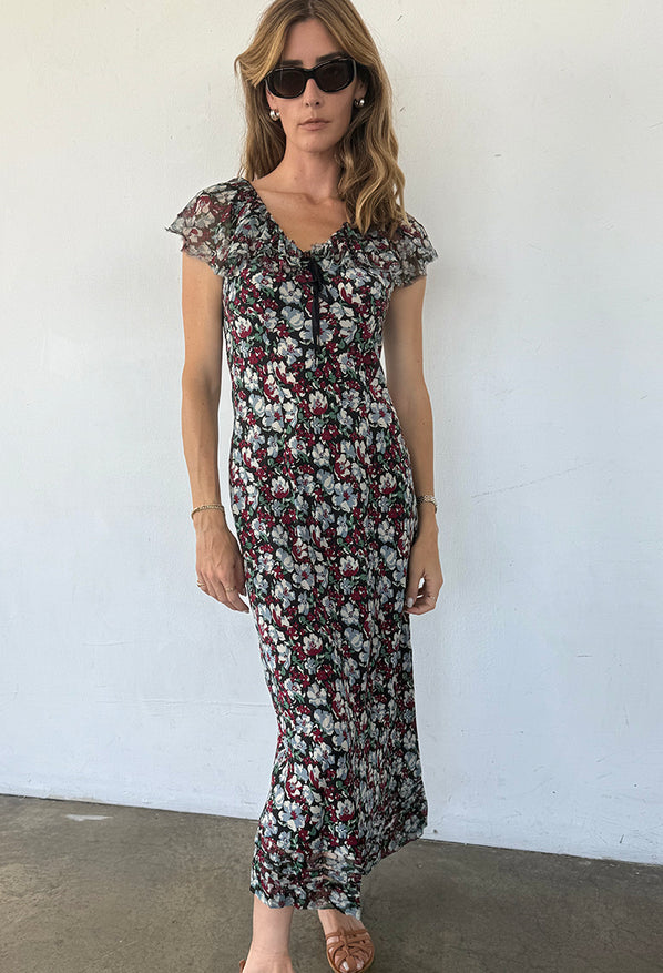 heidi flowy maxi dress Vestido Maxi Heidi Flowy - Negro