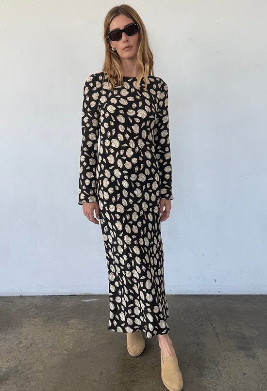 Gaia Long Sleeve Midi Dress