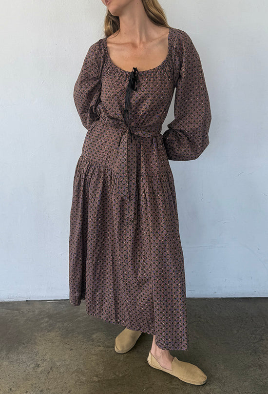 Noro Dress Stained Glass Print Cotton Voile