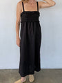 Dalla Dress Black Cotton Voile