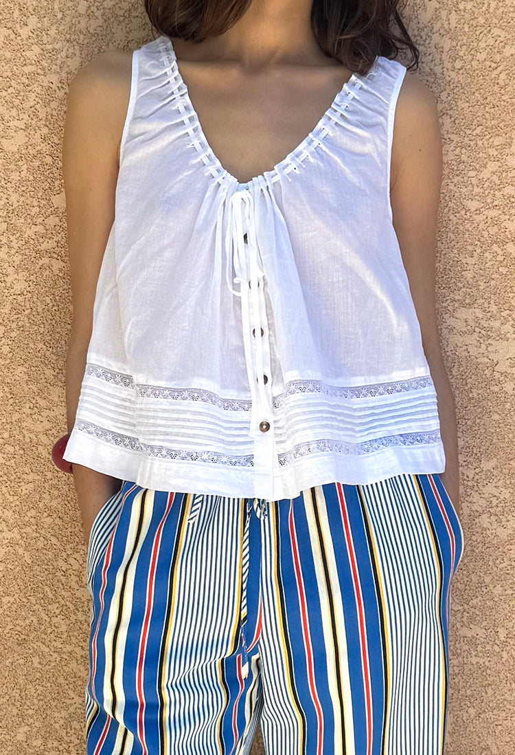 Eugenia Cotton Voile Top