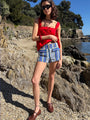 Paolo Stripe Twill Short