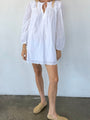 Jonita White Cotton Voile Dress