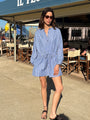 Felina Stripe Shirting Dress