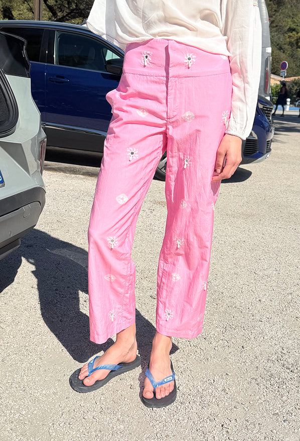 Jessa Pink Palace Pant
