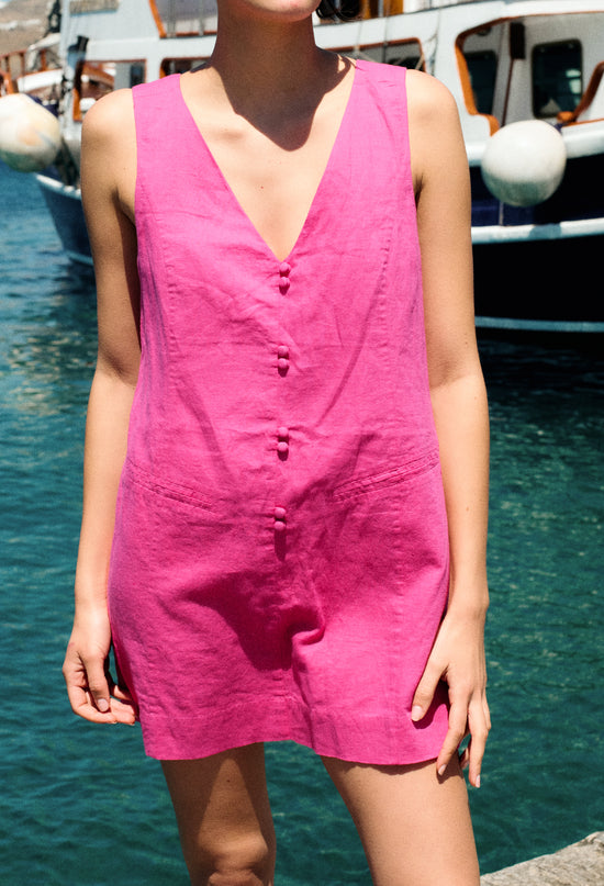 Malena Dress Hot Pink