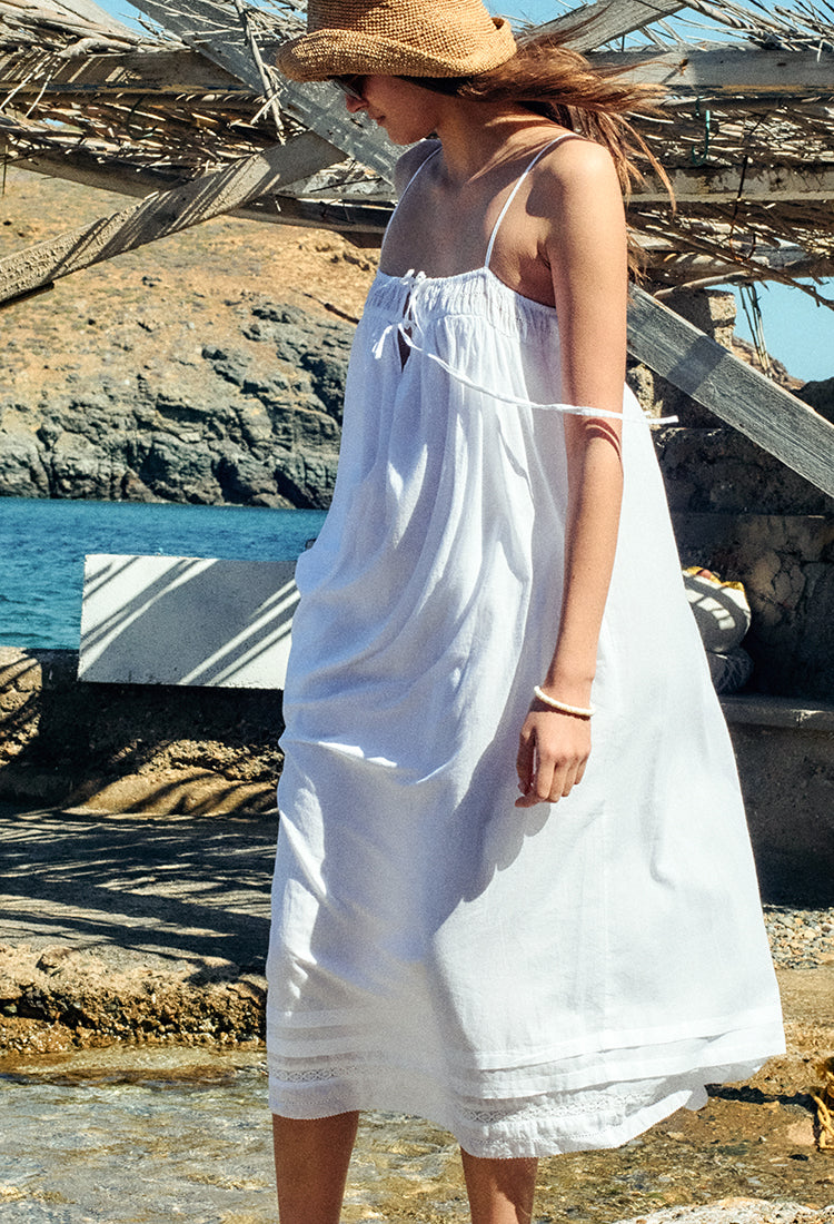 Agostina Dress White